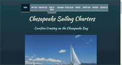 Desktop Screenshot of chesapeakesailingcharters.com